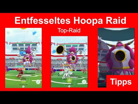 Hoopa Raid gewinnen. Wie man entfesseltes Hoopa zu viert im Top Raid besiegt- Pokemon GO Deutsch 382