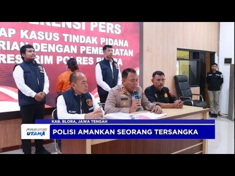 POLRES BLORA TANGKAP SALES KASUS PENGGELAPAN UANG