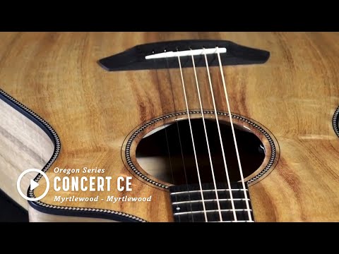 Breedlove USA Oregon Concert CE Myrtlewood Acoustic-Electric Guitar w/ Hard Case image 6