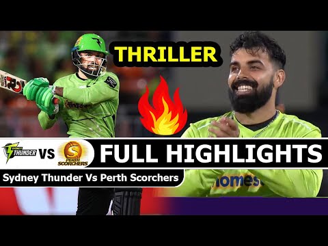 Sydney Thunder Vs Perth Scorchers BBL 16th Match Full Highlights 2025 | ST VS PS Big Bash League