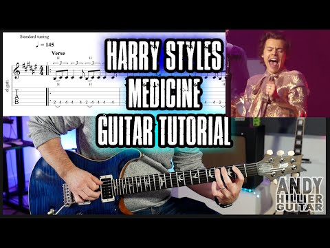 How to play Harry Styles - Medicine Guitar Tutorial Lesson