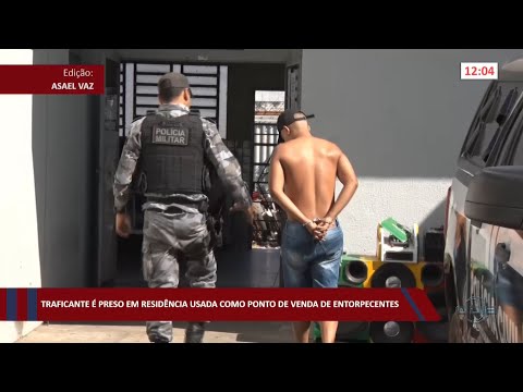 Traficante é preso em residência usada como ponto de venda de entorpecentes 30 08 2022