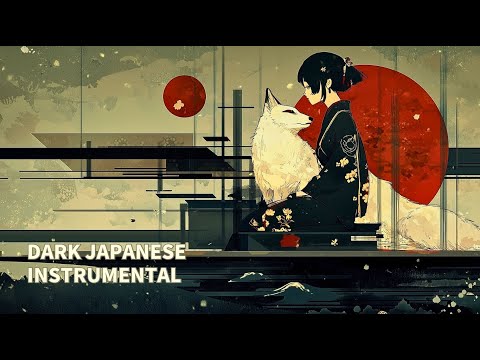 Dark Japanese Folklore Koto & Shakuhachi | 白狐と紅い月