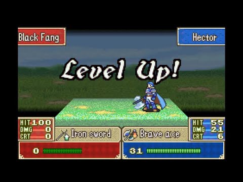 Perfect Hector Level Up | Fire Emblem: The Blazing Blade