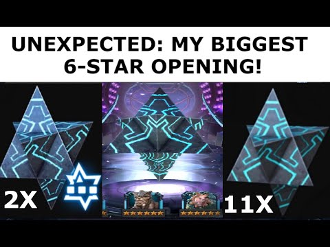 Unexpected Biggest 6-Star Opening! 11X Basics, 2X Nexus. I'm ALL IN!! Marvel Contest of Champions