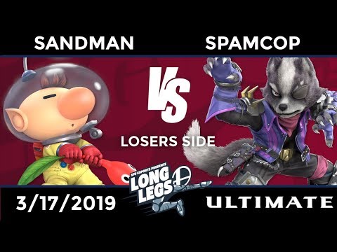 Long Legs Ultimate: Pools - Sandman (Olimar, Ganondorf) vs Spamcop (Wolf)
