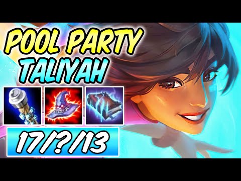 1v9 CLEAN POOL PARTY TALIYAH JUNGLE CARRY Full Burst AP Magic Penetration | Build & Runes | 86% K.P