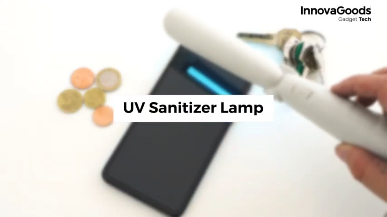 Sulankstoma UV dezinfekavimo lempa Nilum InnovaGoods Gadget Tech