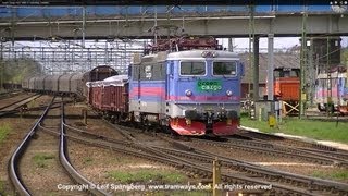 preview picture of video 'Green Cargo Rc2 1036 in Hallsberg, Sweden'