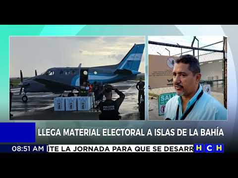 Arriban a Roatán las maletas electorales de Islas de la Bahía