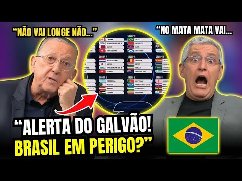 🚨TOTAL ALERT! Galvão Bueno warns Brazil about the 2026 World Cup…
