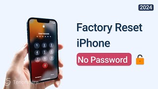 Top 3 | How to Factory Reset iPhone without Password | if You Forgot iPhone Passcode 2024