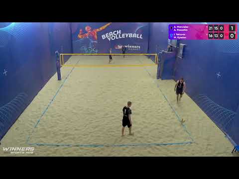 12:15 A. Matvieiev / A. Pasazhin - I. Yehorov / M. Kyselov 30.10.2022 | Winners Beach Volleyball