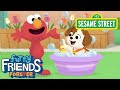 Sesame Street Bubble Bath Mystery Elmo Puppy Furry Friends Forever