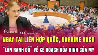 Ngay tại Liên Hợp Quốc, Ukraine vạch “lằn ranh đỏ” về kế hoạch hòa bình của Mỹ
