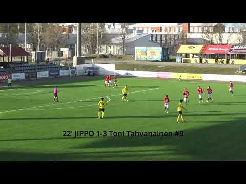 Ottelukooste: KuPS Akatemia - JIPPO 1-7 (1-5)