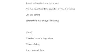 Lucy Woodward   Always Something Şarkı Sözü