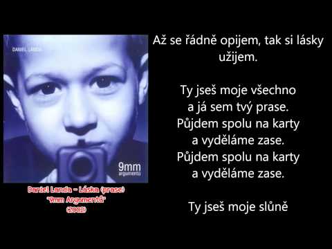 Daniel Landa - Láska (LYRICS)