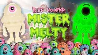 That glow though?!?! New &#39;Glow in the Dark&#39; vinyl Mister Melty vinyl figure from Buff Monster!