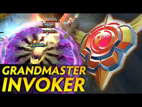 FIRST Invoker GRANDMASTER — 30 level Dota Plus SPAMMER