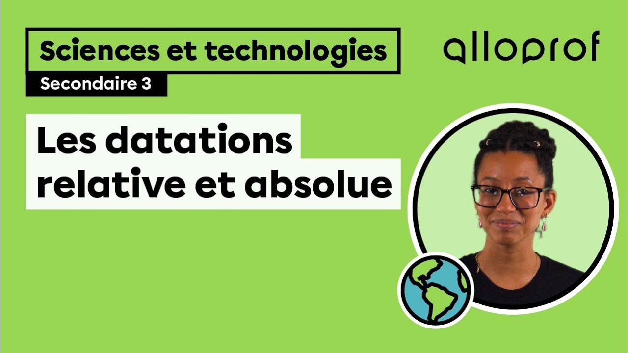 Les datations relative et absolue