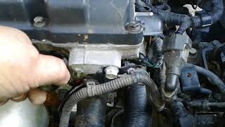How to easily change the VVT solenoid on a 2009 Hyundai Tucson or Sonata with a 4 cyl 2.4l Part 2