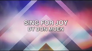 Sing For Joy - Don Moen (Lyrics)
