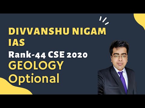 Divyanshu Nigam IAS: CSE Rank 44 with Geology Optional