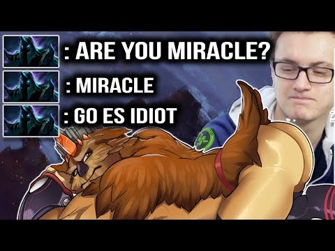 Miracle Roaming Earthshaker vs Trash Talker Dota 2 7.11