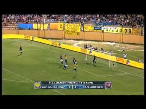Goles | Juventud Unida Universitario 1 - 2 San Lorenzo | Amistoso