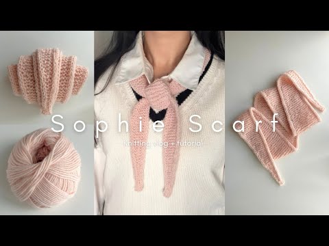 Beginner-Friendly Sophie Scarf Tutorial | Soft, Minimal & Meditative Project