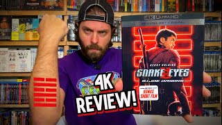 Snake Eyes - G.I. Joe Origins 4K UHD Review!
