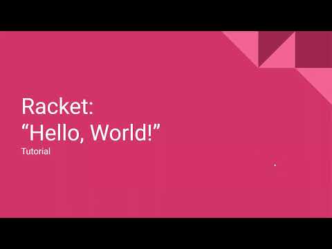 Racket A Programming Language For Programming Programming Languages