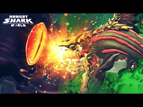 ANCIENT MEGALODON VS COLOSSAL SQUID BOSS - Hungry Shark World