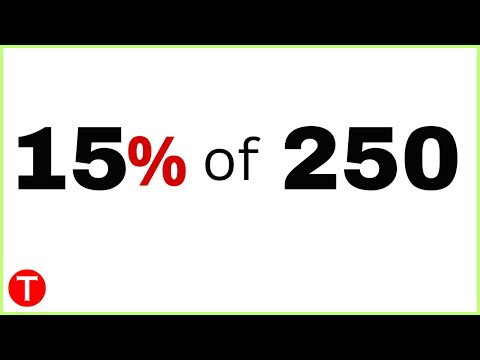 15 percent of 250 is equal to | 15% of 250
