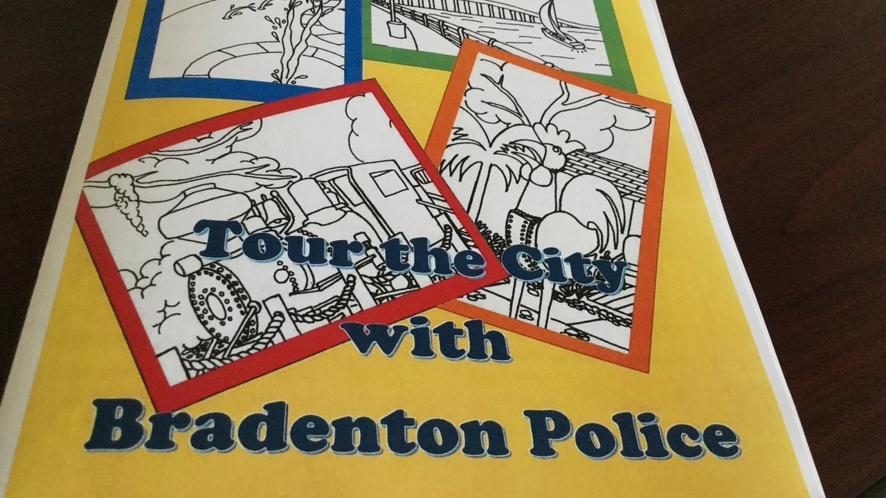 Bradenton Police coloring book