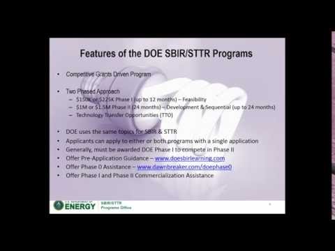 Succeeding at SBIR- DOE Chris O'Gwin