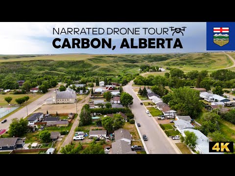🏞️ Carbon, Alberta 🎥🦕 4K Drone
