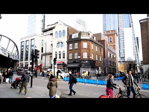 🔴 London Live 2021 - Walking in Borough Market, London Bridge, Elephant & Castle, Thames Path