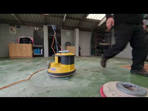 leveling uneven concrete garage floor surface