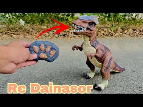 RC Real Simulation Dino Volociraptor Unboxing & Testing — Total Toys -2