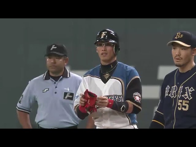 【2回裏】ファイターズ・陽 今日も1打席目からヒットでチャンスメーク!! 2016/8/18 Bs-H