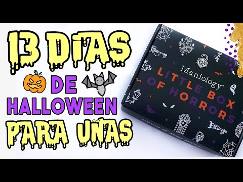 ¡ABRIENDO TODO! · CALENDARIO HALLOWEEN 💅🏼 MANIOLOGY 🎃