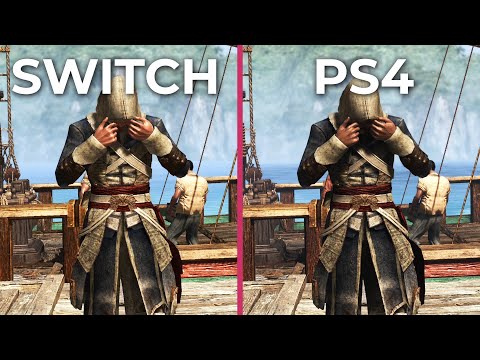 Assassin's Creed 4 Black Flag – SWITCH vs. PS4 Graphics Comparison