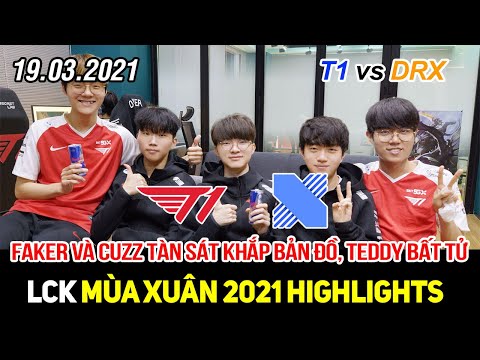 [LCK 2021] T1 vs DRX Game 2 Highlights | Faker cùng Cuzz tàn sát khắp bản đồ, Teddy thì bất tử