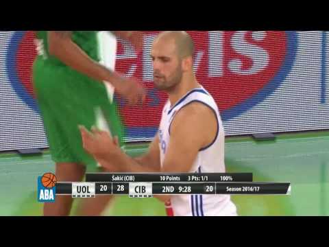 MVP performance of Željko Šakić - valuation of 33 against Olimpija Ljubljana!