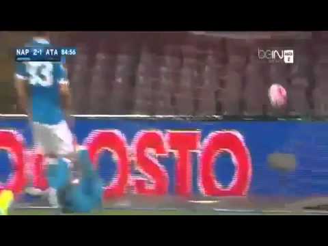 Raul Albiol Own Goal Napoli vs Atalanta 2 1 Serie A 2016