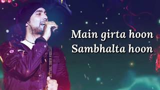 Tere Liye Lyrics | Fitoor | Sunidhi Chauhan, Jubin - YouTube