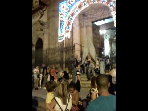 Uscita di Maria SS. Assunta in cielo sulla chiesa dei benedettini Palermo 2018