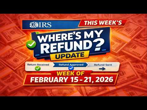 IRS Where’s My Refund? Weekly Update (WMR + Transcript Changes) | February 9–15, 2025